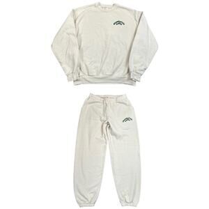 Chamberlain Coffee Cream Sweatshirt + Jogger Set - L